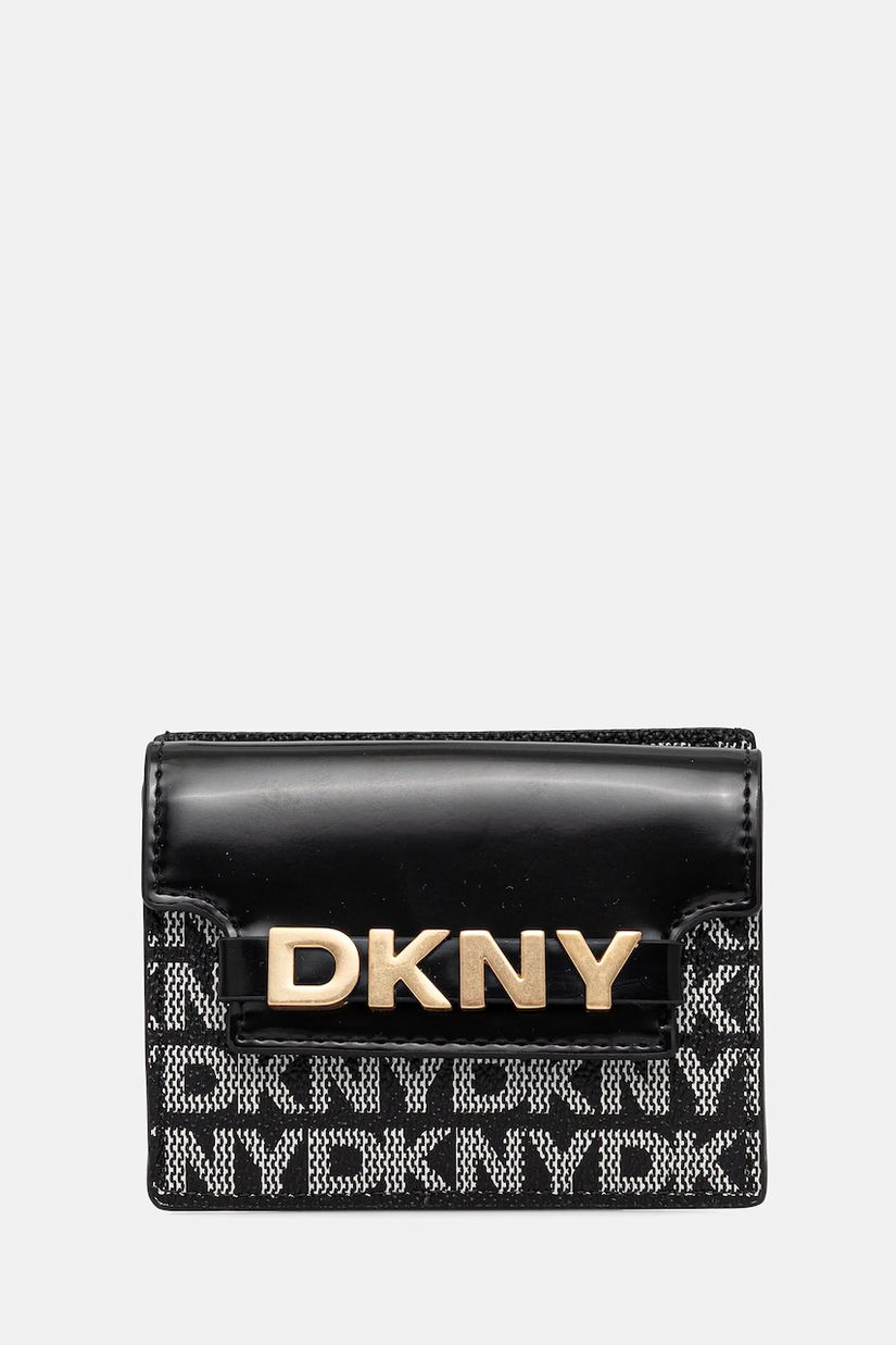 Dkny portofel culoarea negru, R52Z5M22