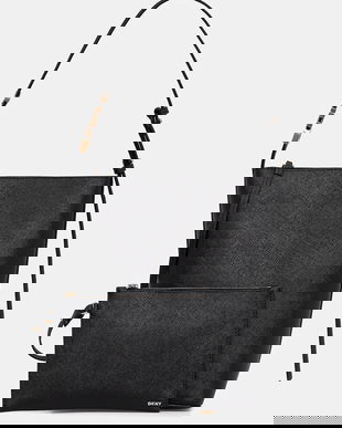 Dkny poșetă AVRIL culoarea negru, R51J1J29