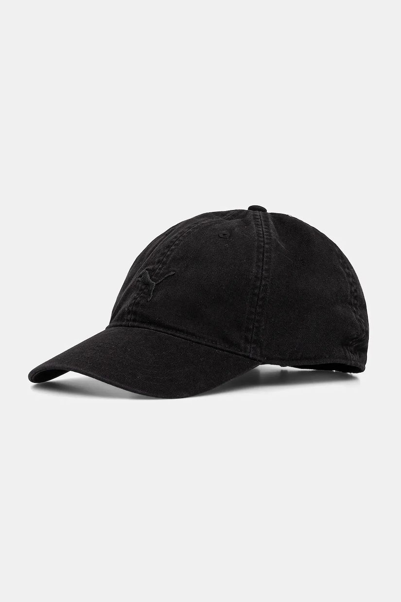 Puma șapcă culoarea negru, 25974