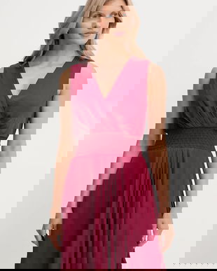 Morgan rochie culoarea bordo, mini, evazati, RANAKA