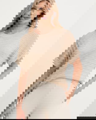 Morgan pulover culoarea bej, MVIET