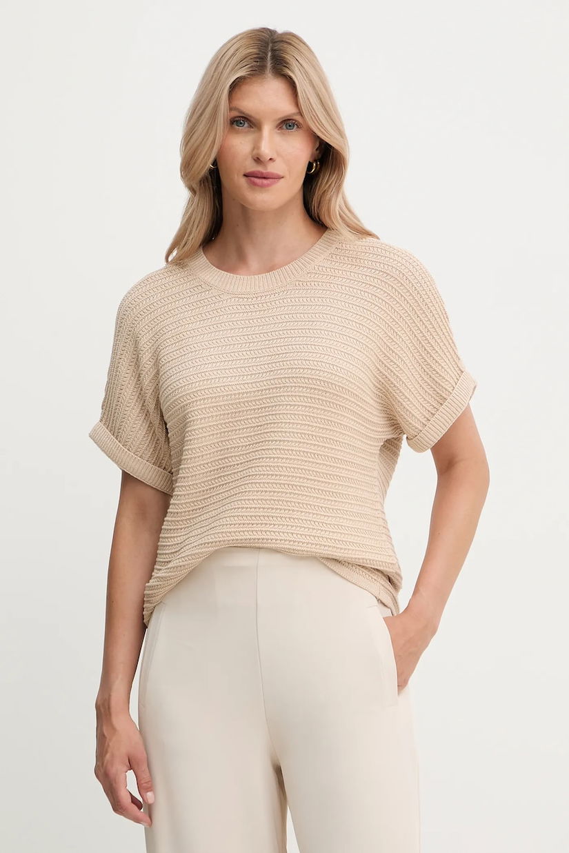 Morgan pulover culoarea bej, MVIET
