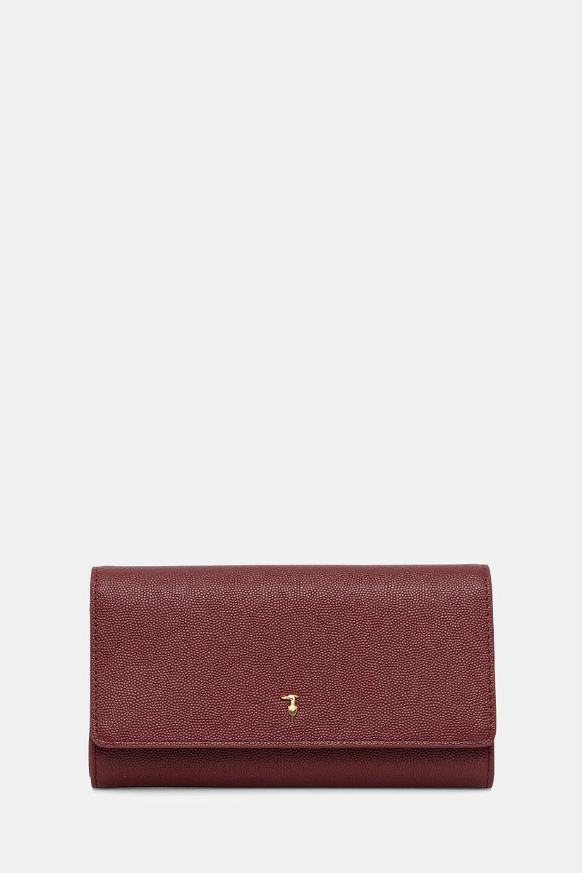 Trussardi portofel de piele culoarea bordo, I022E000048N