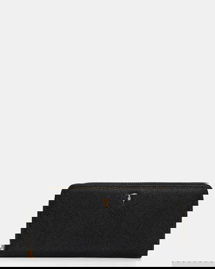 Trussardi portofel de piele culoarea negru, I042E000073N