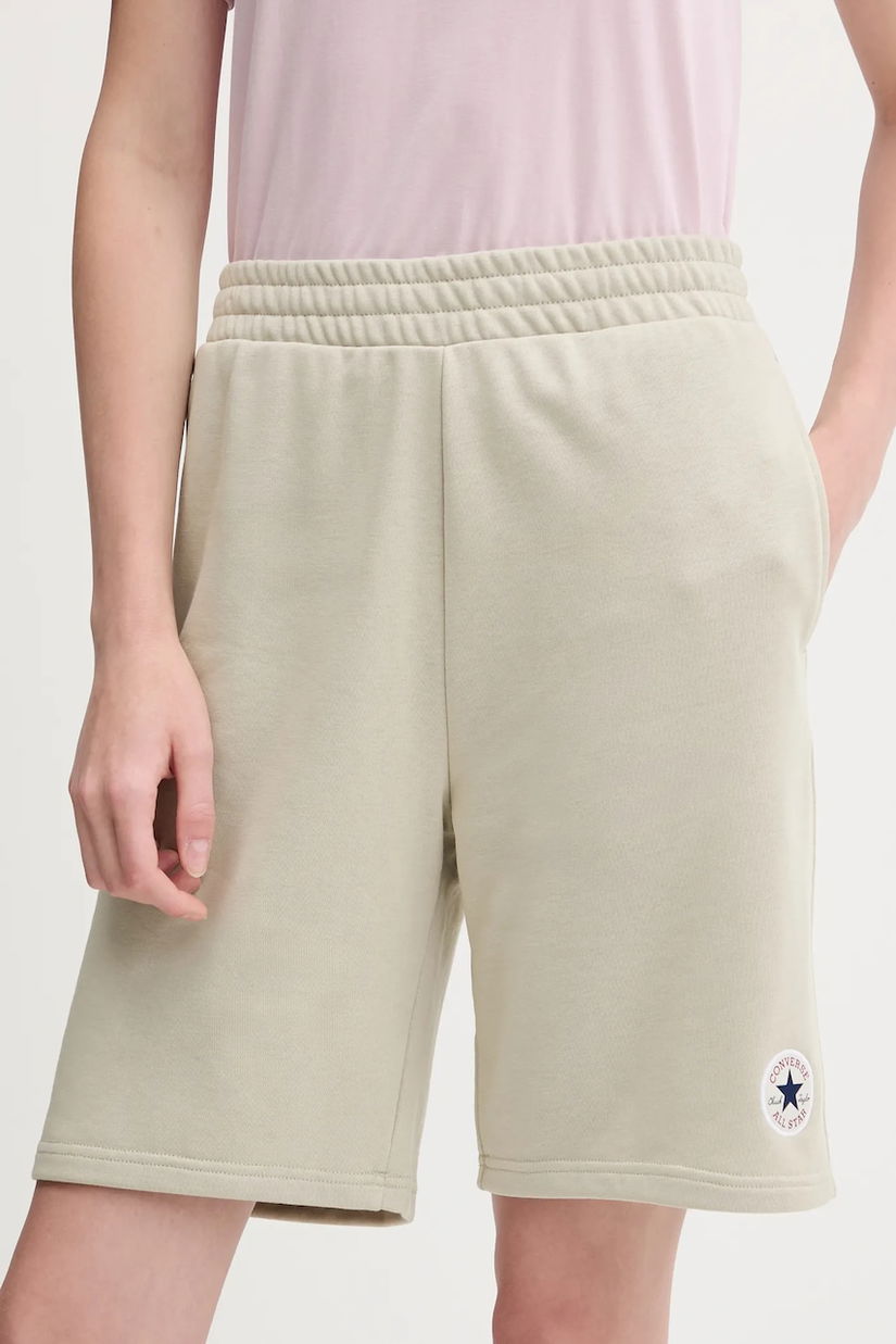 Converse pantaloni scurți culoarea bej, uni, 10026979-A10