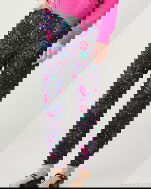 Medicine pantaloni de trening cu imprimeu