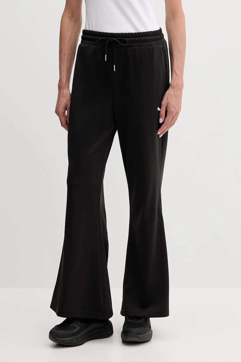 Puma pantaloni de trening culoarea negru, uni, 632045