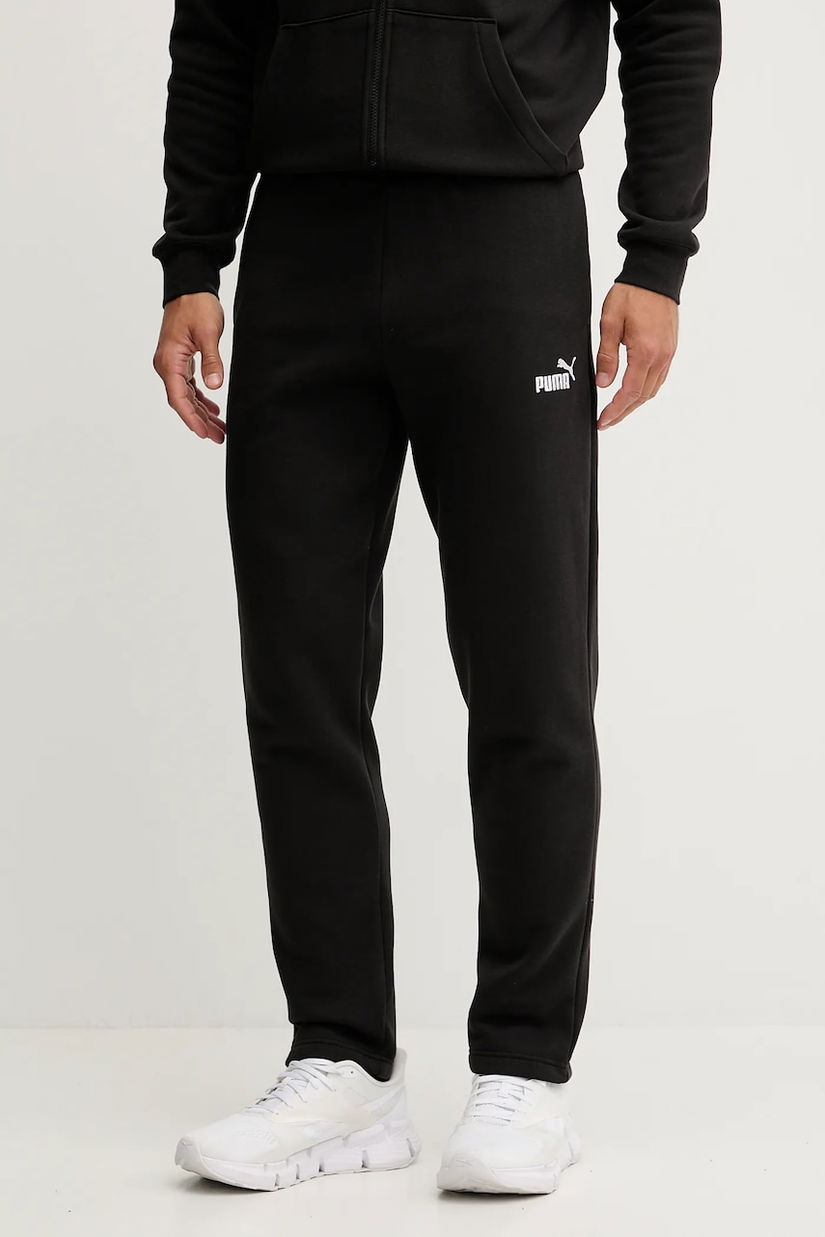 Puma pantaloni de trening culoarea negru, uni, 682610