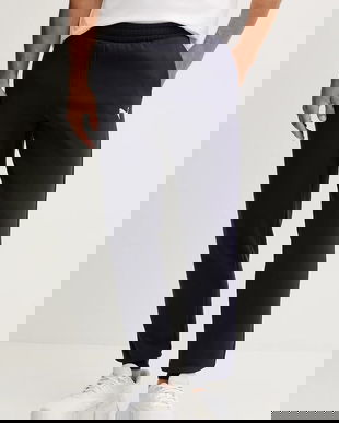 Puma pantaloni de trening culoarea bleumarin, uni, 682614