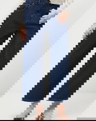 Medicine blugi din bumbac culoarea albastru marin