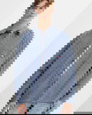 Tommy Jeans cămașă din bumbac cu guler clasic, regular, DM0DM21698