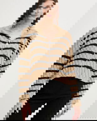 Dkny cardigan din bumbac culoarea verde, DJ5R0614