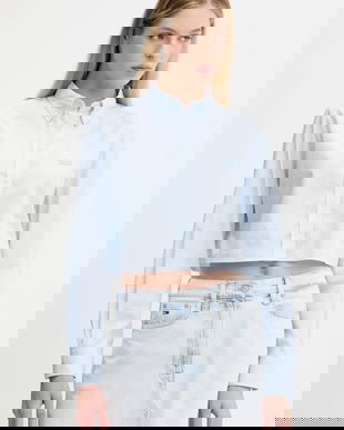 Tommy Jeans cămașă din bumbac cu guler clasic, slim, DW0DW21400