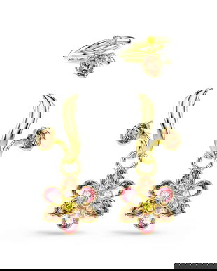 Swarovski cercei IDYLLIA 3-pack 5732386