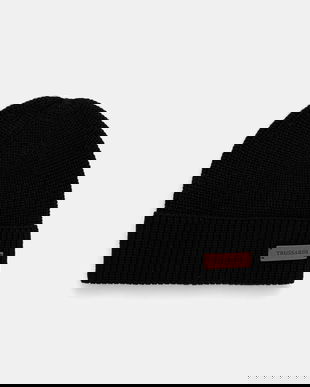 Trussardi căciulă din amestec de lână culoarea negru, E603C000002N