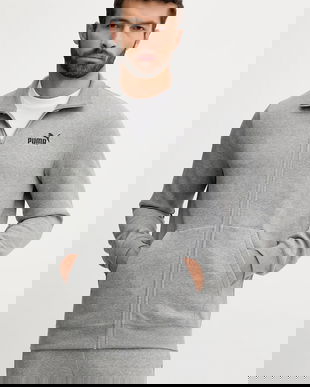 Puma bluză culoarea gri, 682582