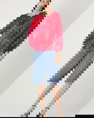 Medicine bluză cu imprimeu