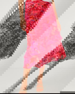 Medicine fustă midi, evazați