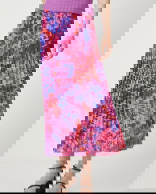 Medicine fustă maxi, evazați