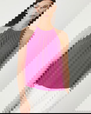 Medicine bluză culoarea roz, uni