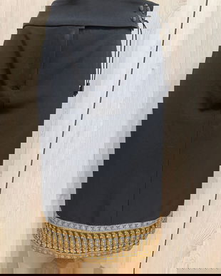 FUSTA EXPENSIVE MODEL ELEGANT,CU BANDA AURIE ,MARIME 36 D ,10 GB,42 IT