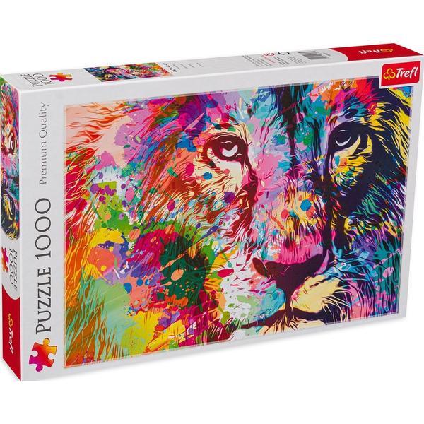 Puzzle 1000: Leul colorat