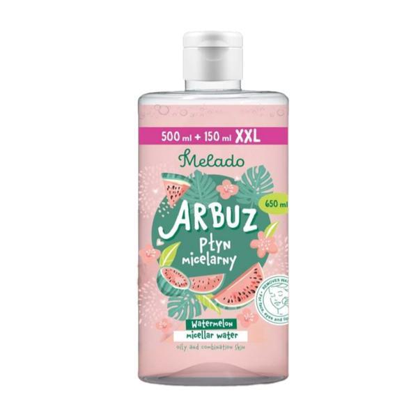 Apa micelara pentru ten gras și mixt Pepene Verde Melado, 500ml + 150ml free