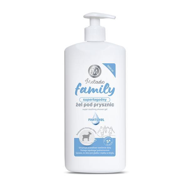 Gel de dus family cu extract de  lapte de capra Melado, 1000 ml