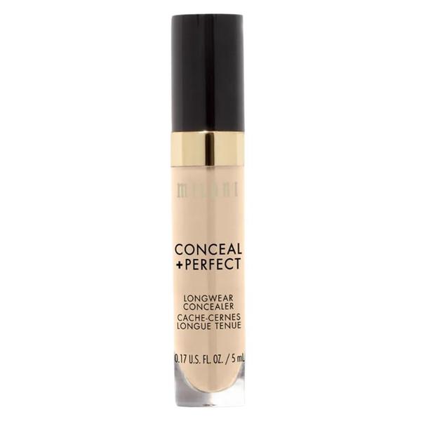 Corector Rezistent la Transfer - Milani Conceal + Perfect Longwear Concealer, nuanta Light Nude, 5 ml
