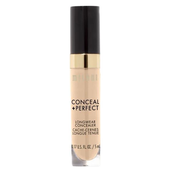 Corector Rezistent la Transfer - Milani Conceal + Perfect Longwear Concealer, nuanta Light Vanilla, 5 ml