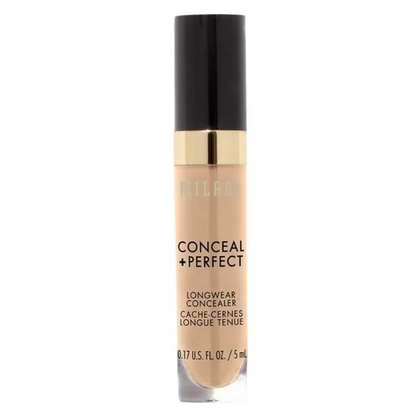 Corector Rezistent la Transfer - Milani Conceal + Perfect Longwear Concealer, nuanta Light Natural, 5 ml