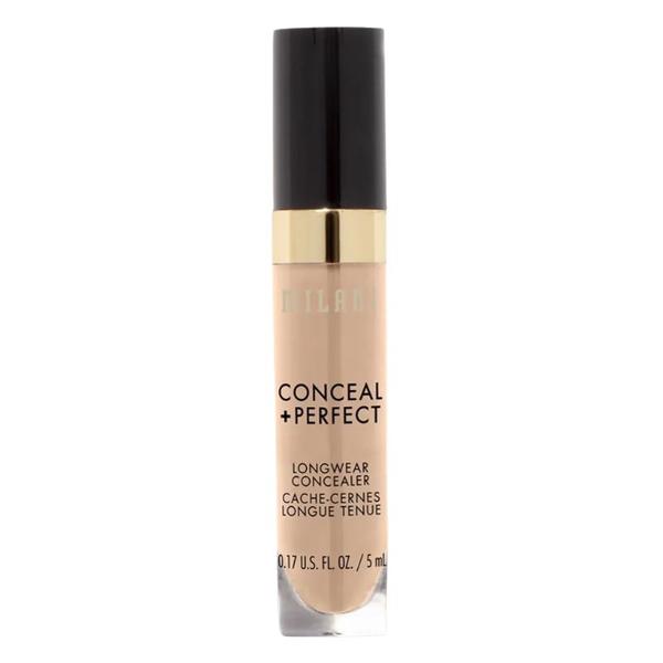 Corector Rezistent la Transfer - Milani Conceal + Perfect Longwear Concealer, nuanta Light Beige, 5 ml