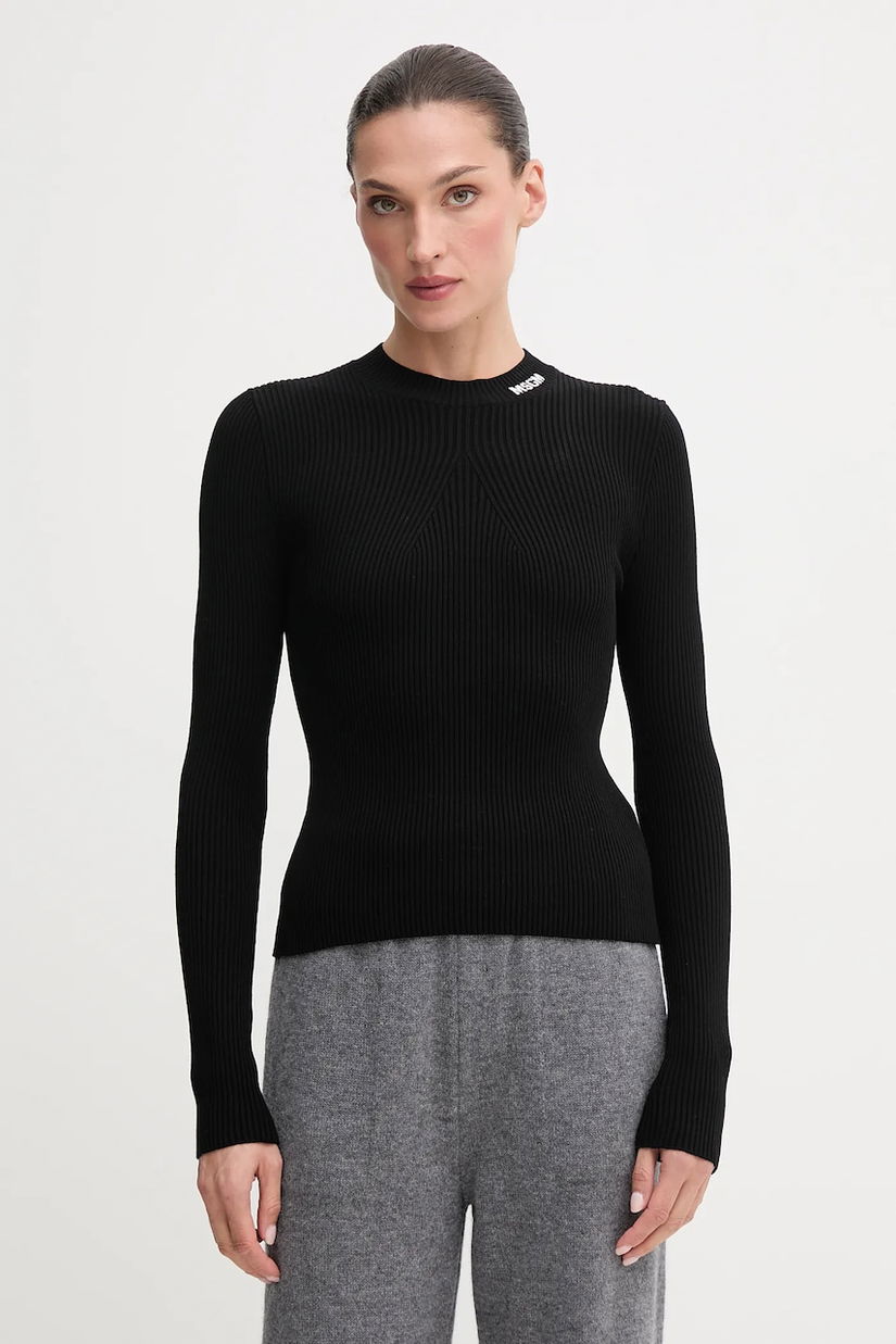 MSGM pulover culoarea negru, cu turtleneck, 3941MDM217.257784