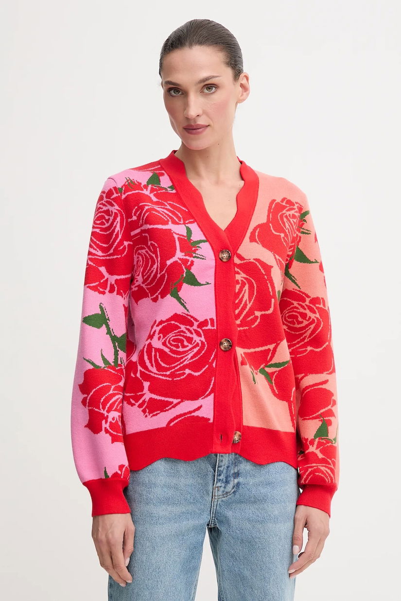 Never Fully Dressed cardigan culoarea roz, NFDKN675
