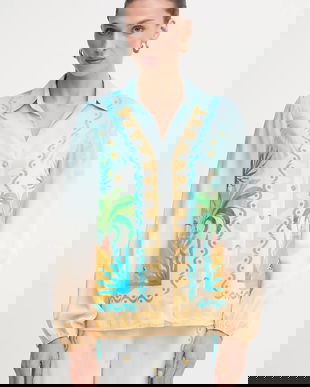 Never Fully Dressed cămașă Miley cu guler clasic, regular, NFDTO1782