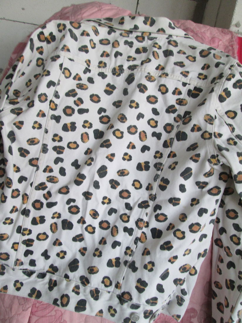 geaca jeans animal print Weekday M/L
