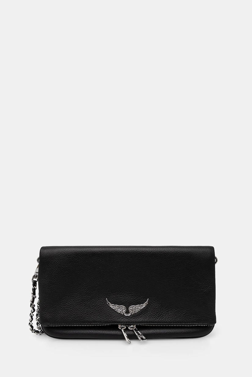 ZADIG&VOLTAIRE poseta de piele culoarea negru, LWBA00001
