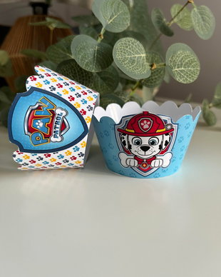 Învelitori brioșe Paw Patrol