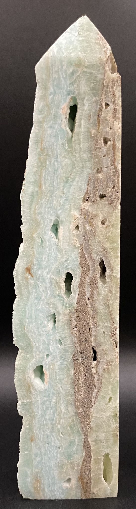 Hemimorfit - Obelisc piatra semipretioasa