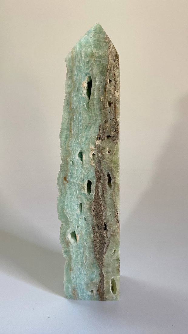 Hemimorfit - Obelisc piatra semipretioasa