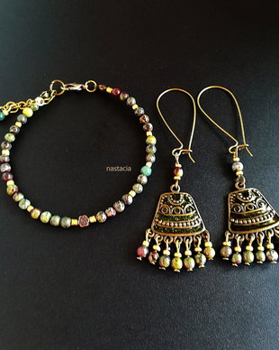 set pietre semipretioase dragon blood jasper