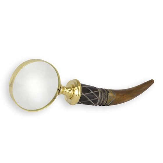 Lupa decorativa cu maner exotic