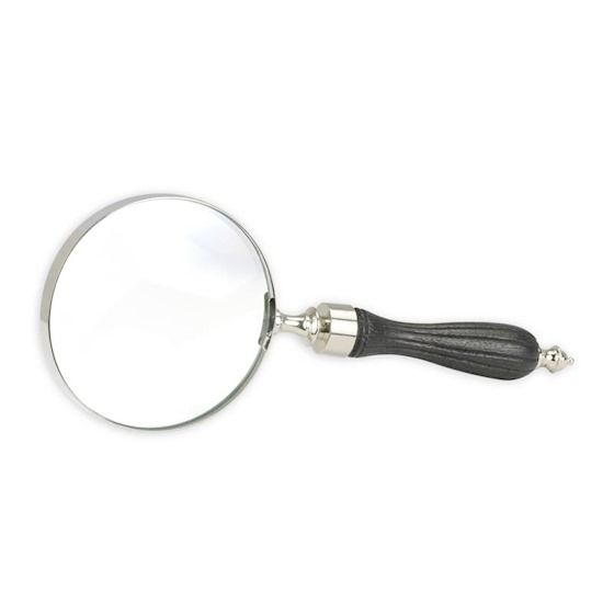 Lupa decorativa cu maner negru