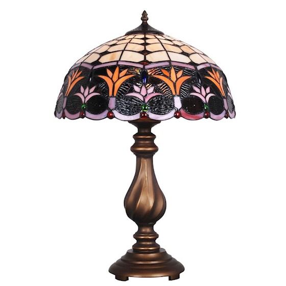 Lampa Tiffany cu abajur floral