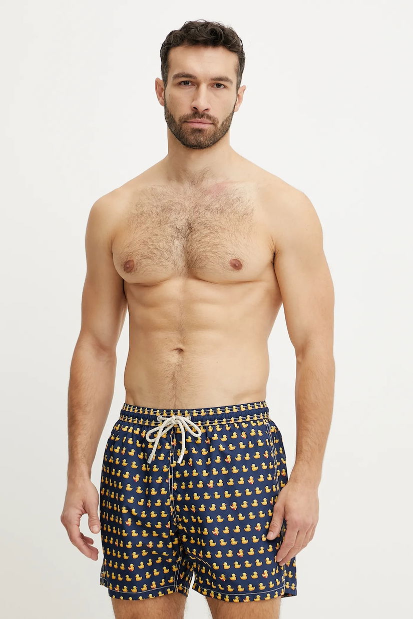 MC2 Saint Barth pantaloni scurti de baie culoarea albastru marin