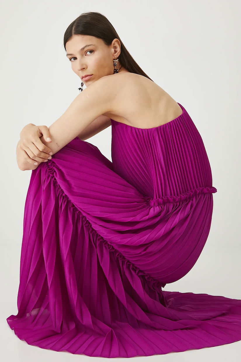 Medicine rochie culoarea violet, maxi, oversize