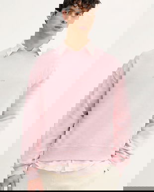 Michael Kors hanorac de bumbac bărbați, culoarea roz, uni, CS552HE4MY