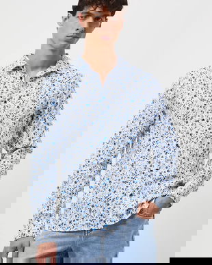 Medicine cămașă cu guler clasic, slim