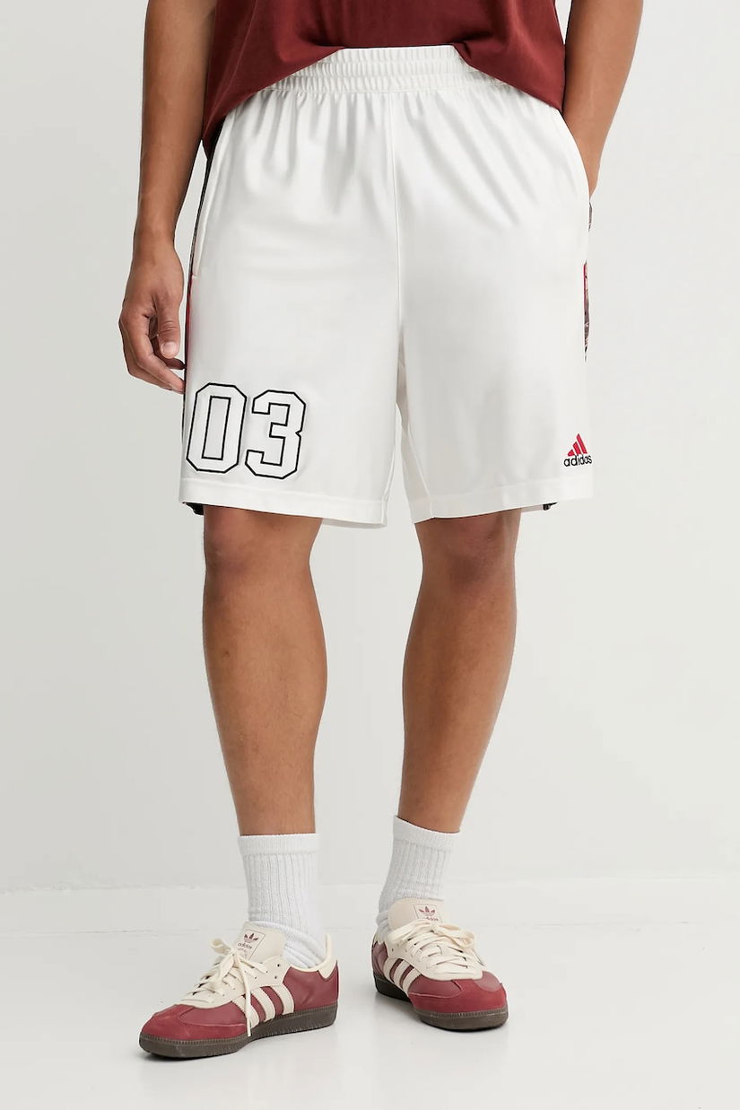 adidas Originals pantaloni scurți OG Camo Short culoarea alb, KD6260