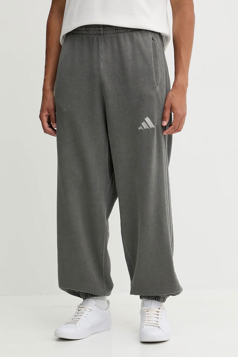 adidas pantaloni de trening din bumbac All SZN culoarea gri, uni, JL6524